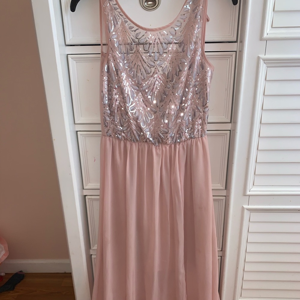 Pink prom dress